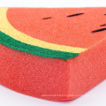 2019 soft watermelon-shaped bath sponge for body